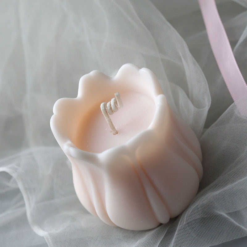 Large Tulip Flower Aromatherapy Candle Mold