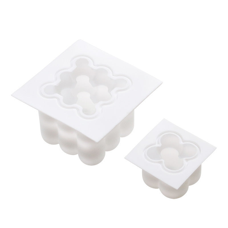 Geometric candle molds, Abstract candle molds, DIY candle making molds, Silicone candle molds, Mini Rubik's Cube Aromatherapy Candle Silicone Mold