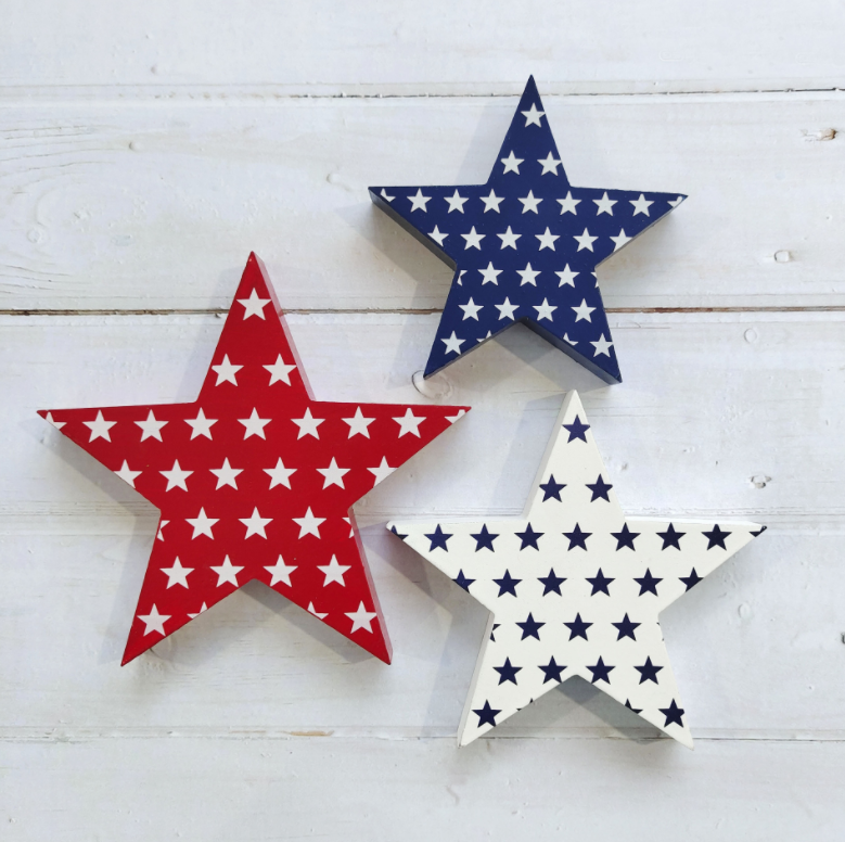 New American Independence Day Wooden Decorations American National Day Creative Desktop Decorations Home Decorations, July 4th centerpieces, 4th of July decorations, American flag decorations, Patriotic decorations, Red, white and blue decorations,