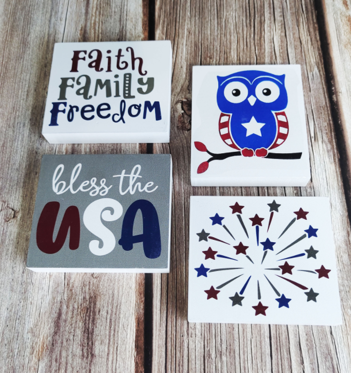 New American Independence Day Wooden Decorations American National Day Creative Desktop Decorations Home Decorations, July 4th centerpieces, 4th of July decorations, American flag decorations, Patriotic decorations, Red, white and blue decorations,