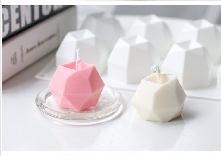 Geometric Polygon Rubik'S Cube Candle Mould, Silicone candle molds, Christmas tree candle molds, Halloween pumpkin candle molds, Easter egg candle molds, Animal candle molds, Sea creature candle molds, Fruit candle molds, Geometric candle molds, Abstract candle molds, DIY candle making molds,
