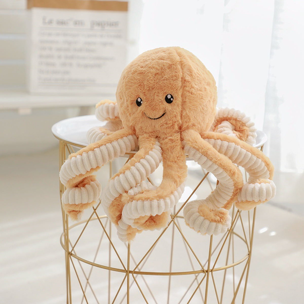 Lovely Simulation Octopus Pendant Plush Stuffed Toy Soft Animal Home Accessories Cute Doll Children Gifts, stuffed animals, weighted stuffed animal, stuffed animal​, highland cow stuffed animal, Plush Toys, Soft Toys, Teddy Bear, plush​, plushies, Decognomes, Plush doll