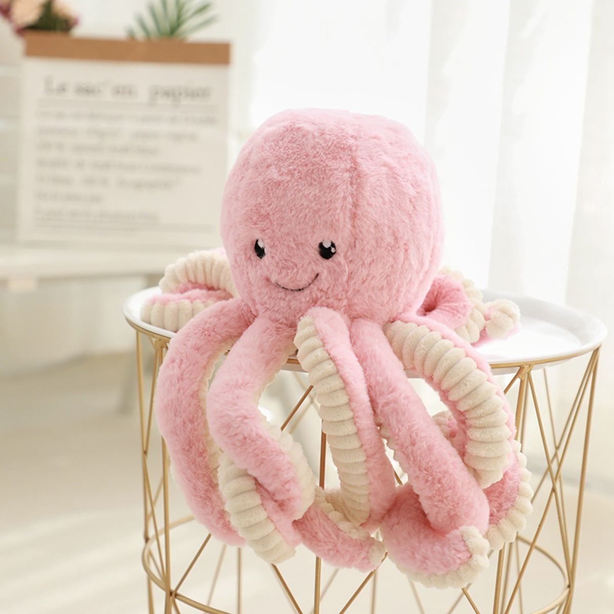 Lovely Simulation Octopus Pendant Plush Stuffed Toy Soft Animal Home Accessories Cute Doll Children Gifts, stuffed animals, weighted stuffed animal, stuffed animal​, highland cow stuffed animal, Plush Toys, Soft Toys, Teddy Bear, plush​, plushies, Decognomes, Plush doll