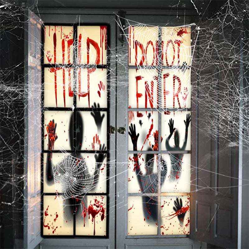 New Hot Sell Halloween Horror Door Sticker