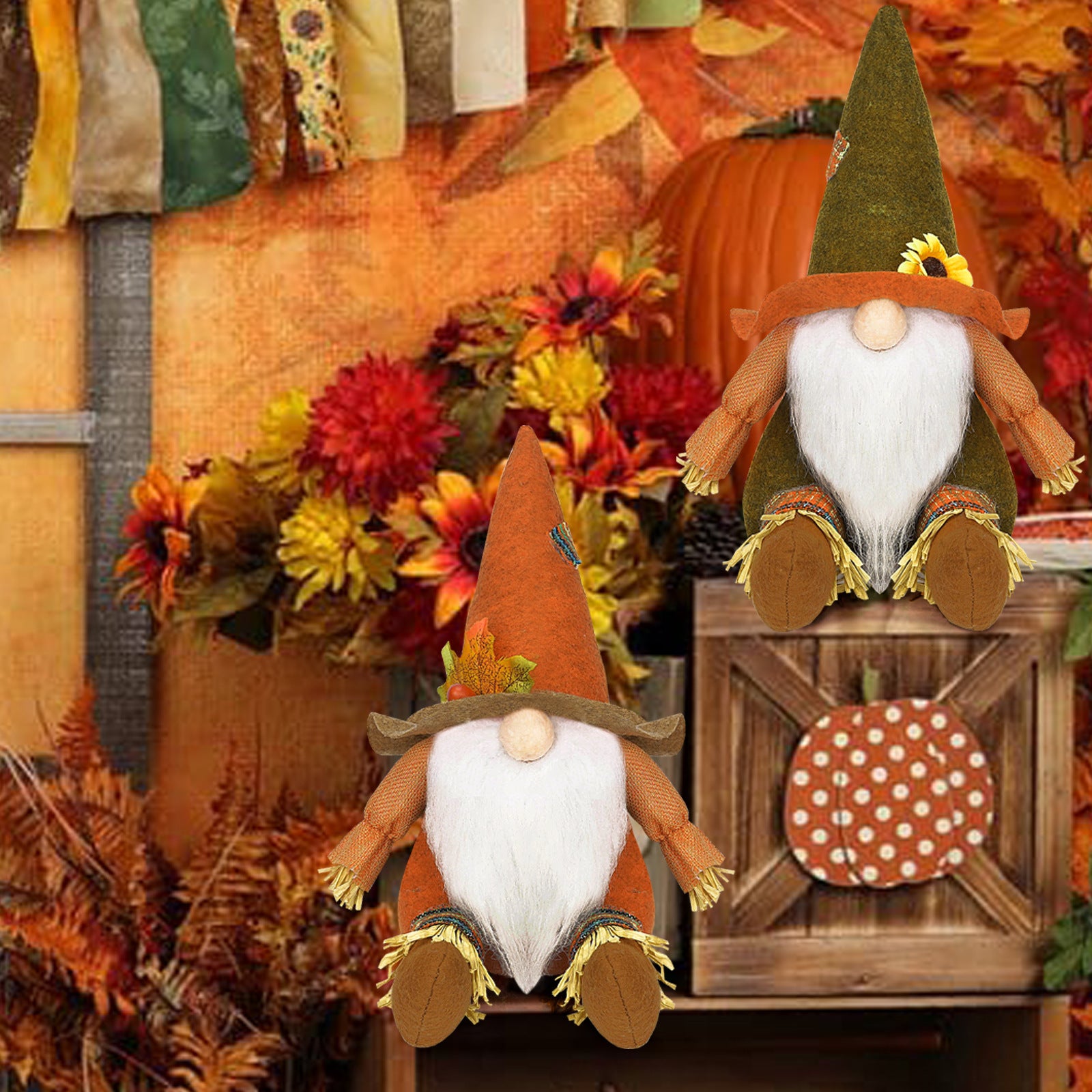 Thanksgiving Day Faceless Baby Doll Decorations