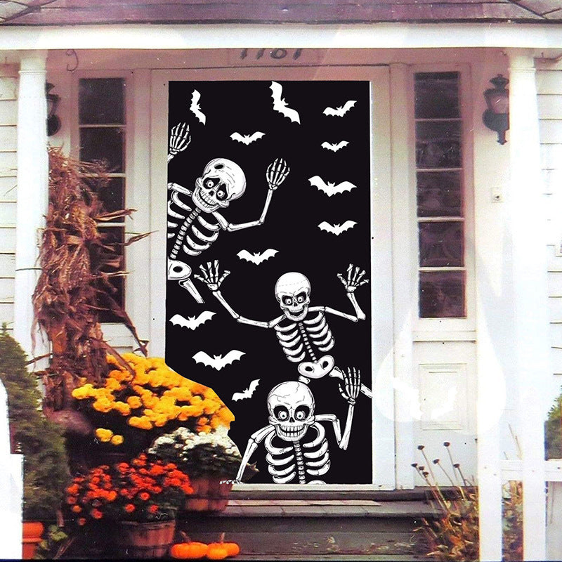 Halloween wall sticker skull sticker removable