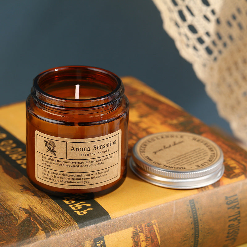 Brown Cup Smokeless Aromatherapy Candle