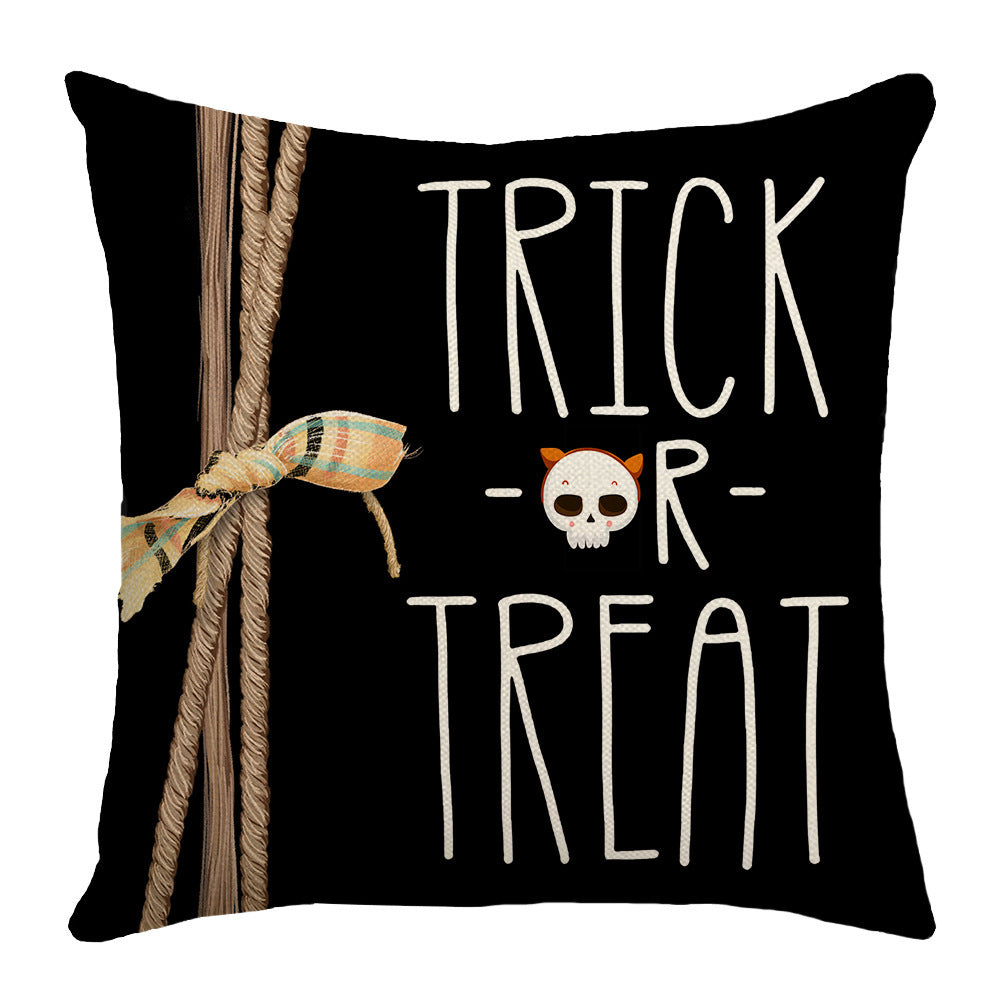 Home Square Ghost Pumpkin Party Decoration Pillow Cover, Pumpkin lanterns, Jack o Lanterns, Halloween Lights, Halloween Decoration Ornaments, Halloween inflatables, carved pumpkins, Halloween wreaths, Halloween Candles.