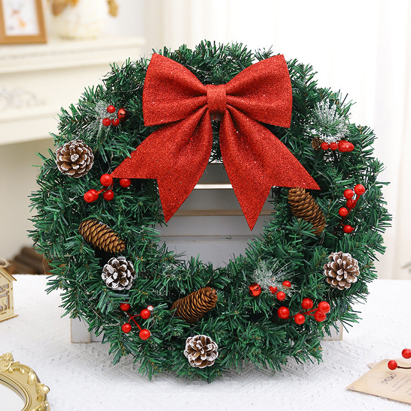 Christmas Garland Decoration Door Hanging Scene