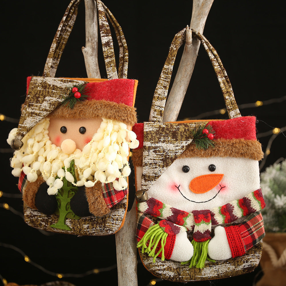 Christmas Decoration Supplies Bark Gift Bag