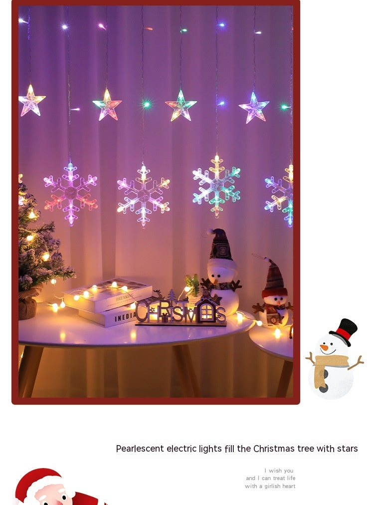Christmas Combination Curtain Lamp Room Bedroom Lighting Chain