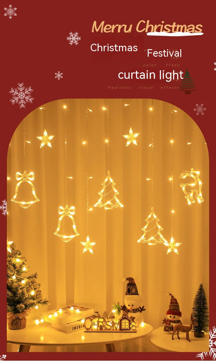 Christmas Combination Curtain Lamp Room Bedroom Lighting Chain