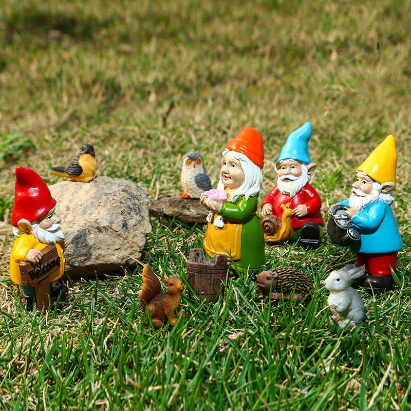 Decognomes, Lawn Ornaments, Garden Statues, Outdoor Gnomes, Yard Decor, Resin Gnomes, Durable Lawn Gnomes, Colorful Garden Gnomes, Weather-resistant Gnomes, Adorable Yard Statues, Classic Lawn Gnomes, Funny Garden Gnomes, Seasonal Lawn Ornaments, Hand-Painted Gnome, Figurines, Charming Outdoor Decor, Whimsical Lawn Guardians, Garden Gnomes, 