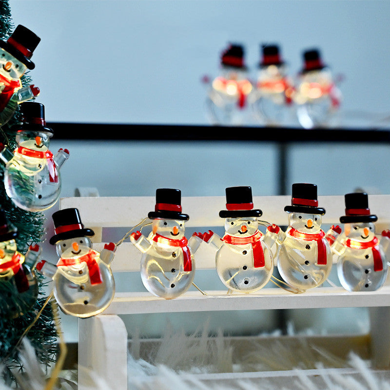 Christmas Christmas Snowman Modeling Decorative String Lights