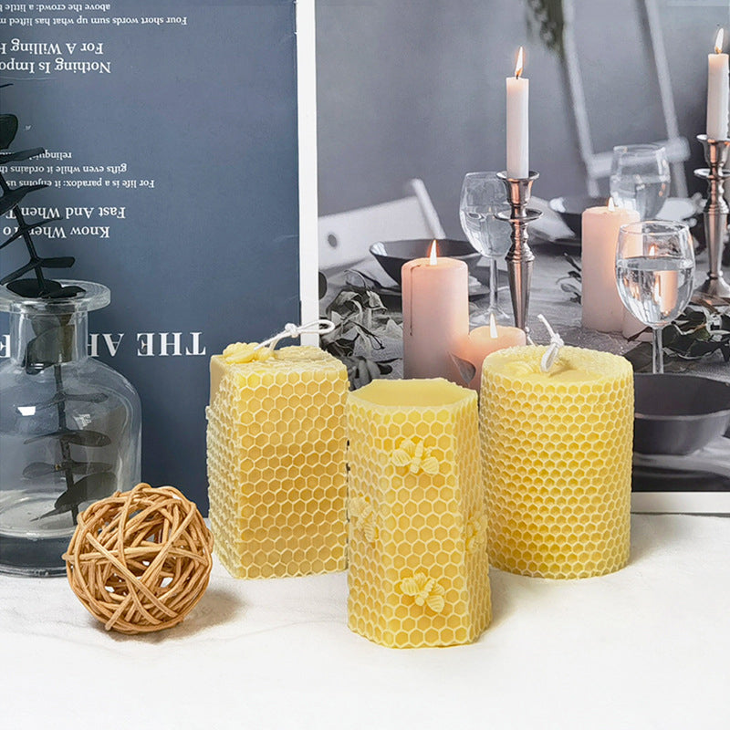 Creative Beehive Plaster Diffuser Stone Aromatherapy Candle Abrasive, Geometric candle molds, Abstract candle molds, DIY candle making molds, Decognomes, Silicone candle molds, Candle Molds, Aromatherapy Candles, Scented Candle,