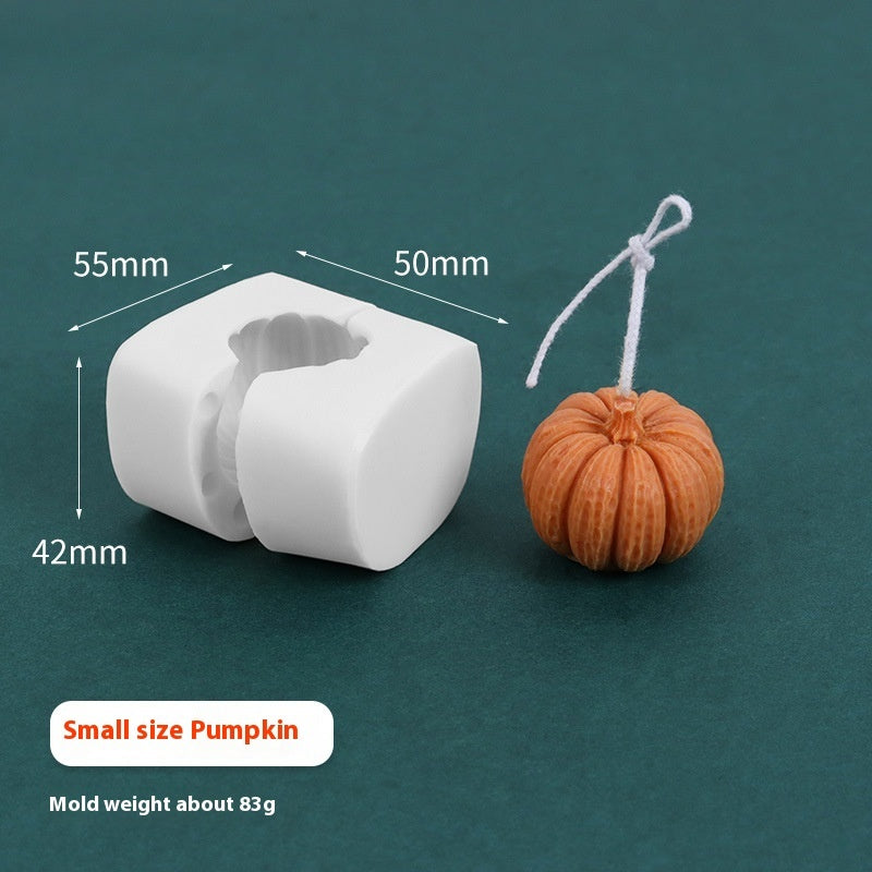 Three-dimensional Pumpkin Silicone Mold Halloween Pumpkin Chalk