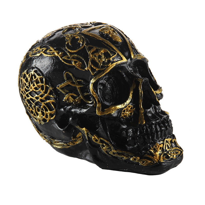 Personalized decoration resin skull Halloween ornaments