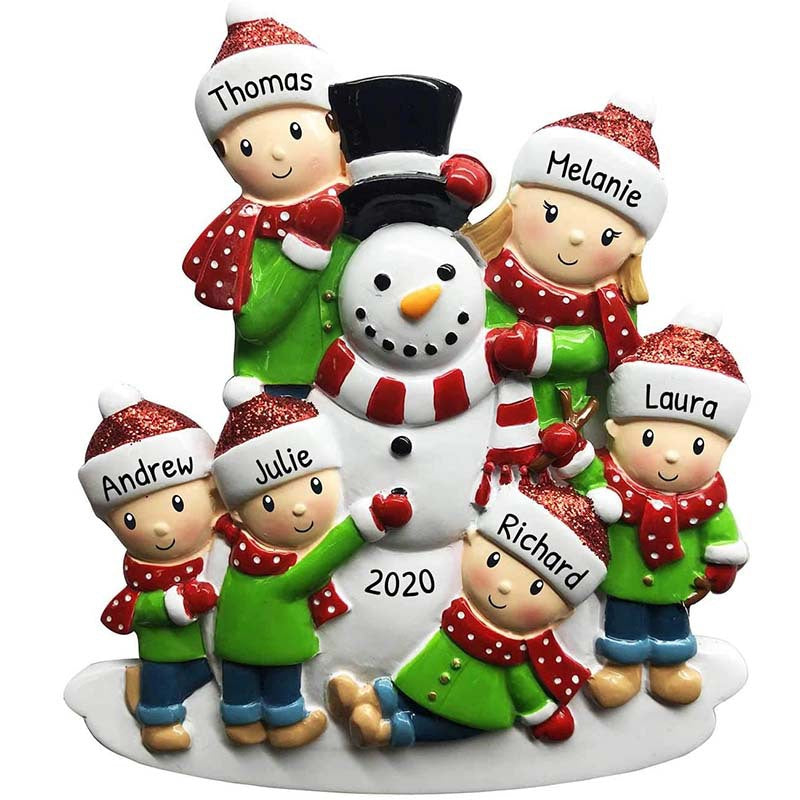 PVC Christmas Snowman Pendant