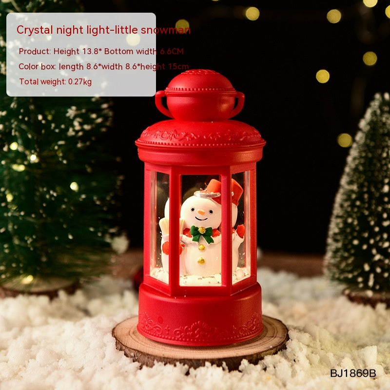 Creative Santa Claus Storm Lantern Creative Small Night Lamp