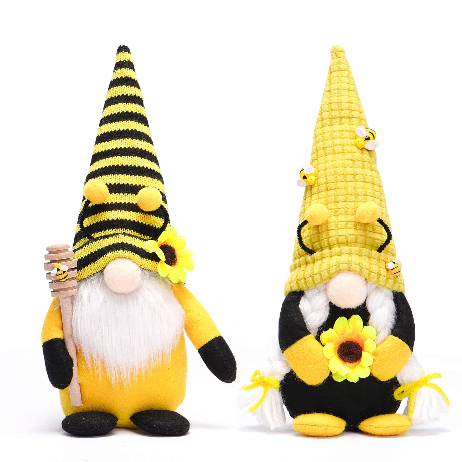 Bee Festival Faceless Doll Cute Sunflower Rudolf Doll Ornaments Holiday Decorations, Bee gnomes, Beekeeper gnomes, Honey gnomes, Bumblebee gnomes, Beehive gnomes, Pollen gnomes, Garden gnomes, Spring gnomes, Flower gnomes, Nature gnomes, Decorative gnomes, Rustic gnomes, Festive gnomes, Yellow and black gnomes, Bee-friendly gnomes, Happy bees gnomes,
