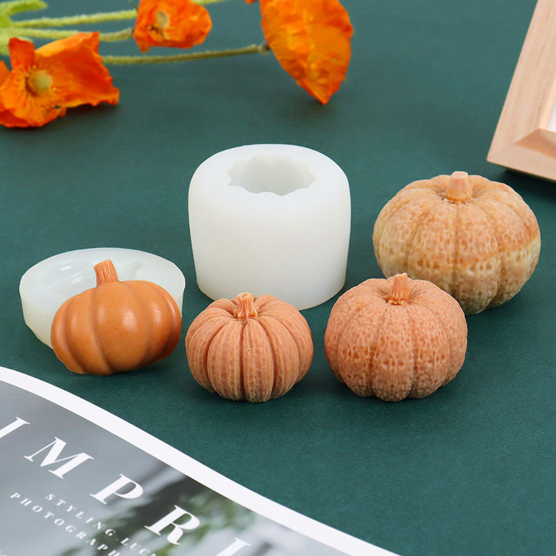 Three-dimensional Pumpkin Silicone Mold Halloween Pumpkin Chalk