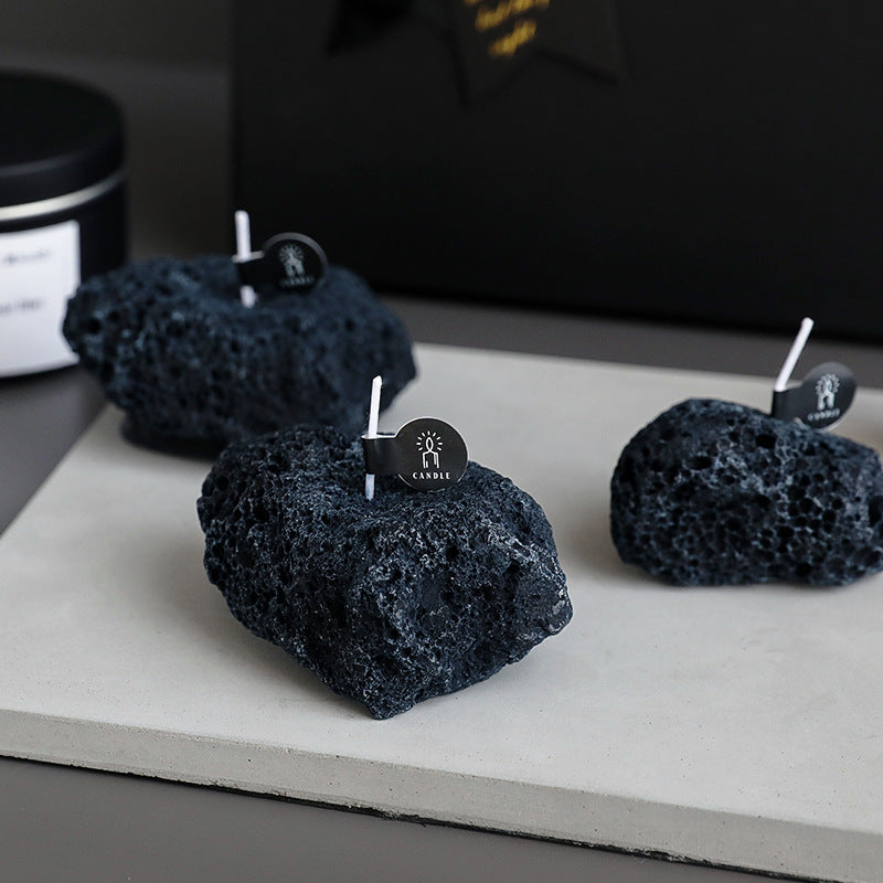 Meteorite Stone Candle Fragrance Creative Diy, Geometric candle molds, Abstract candle molds, DIY candle making molds, Aromatherapy Candle Molds, Scented Gnomes, Candle Molds, Decognomes, Scented Candle Silicone Mold