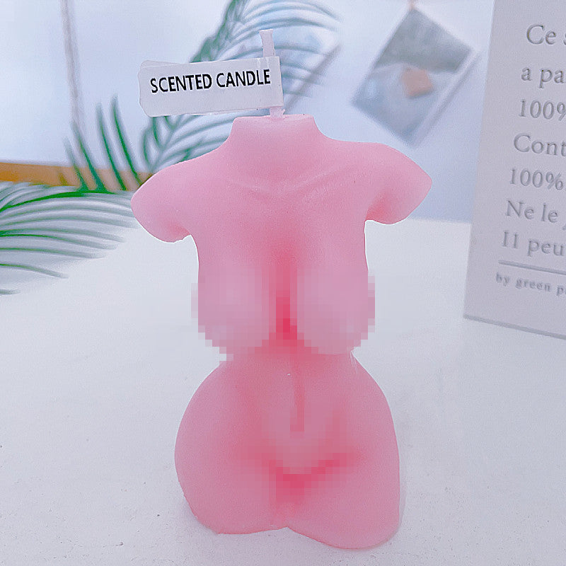 Woman Body Shaped Scented Candle Ornament, Candle Mold, Body Shape Candle, Candle Silicone Mold