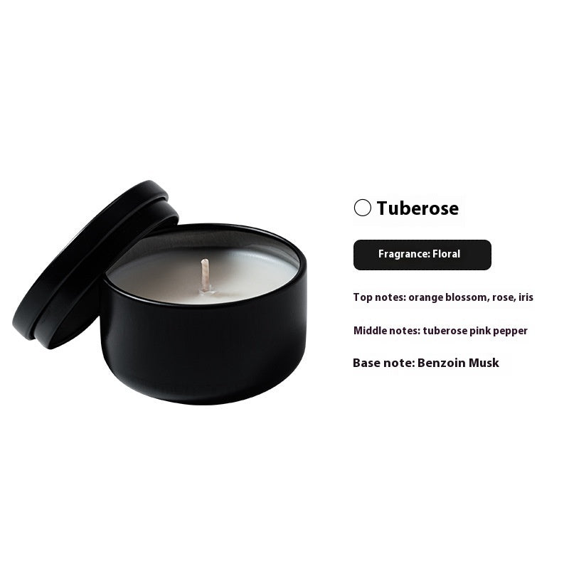 40g Travel Pack Black Iron Can Soy Wax Aromatherapy Candle