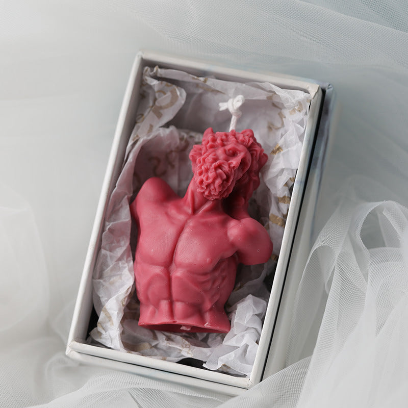 Laocoon bust candle mold, Geometric candle molds, Abstract candle molds, DIY candle making molds, Silicone candle molds,