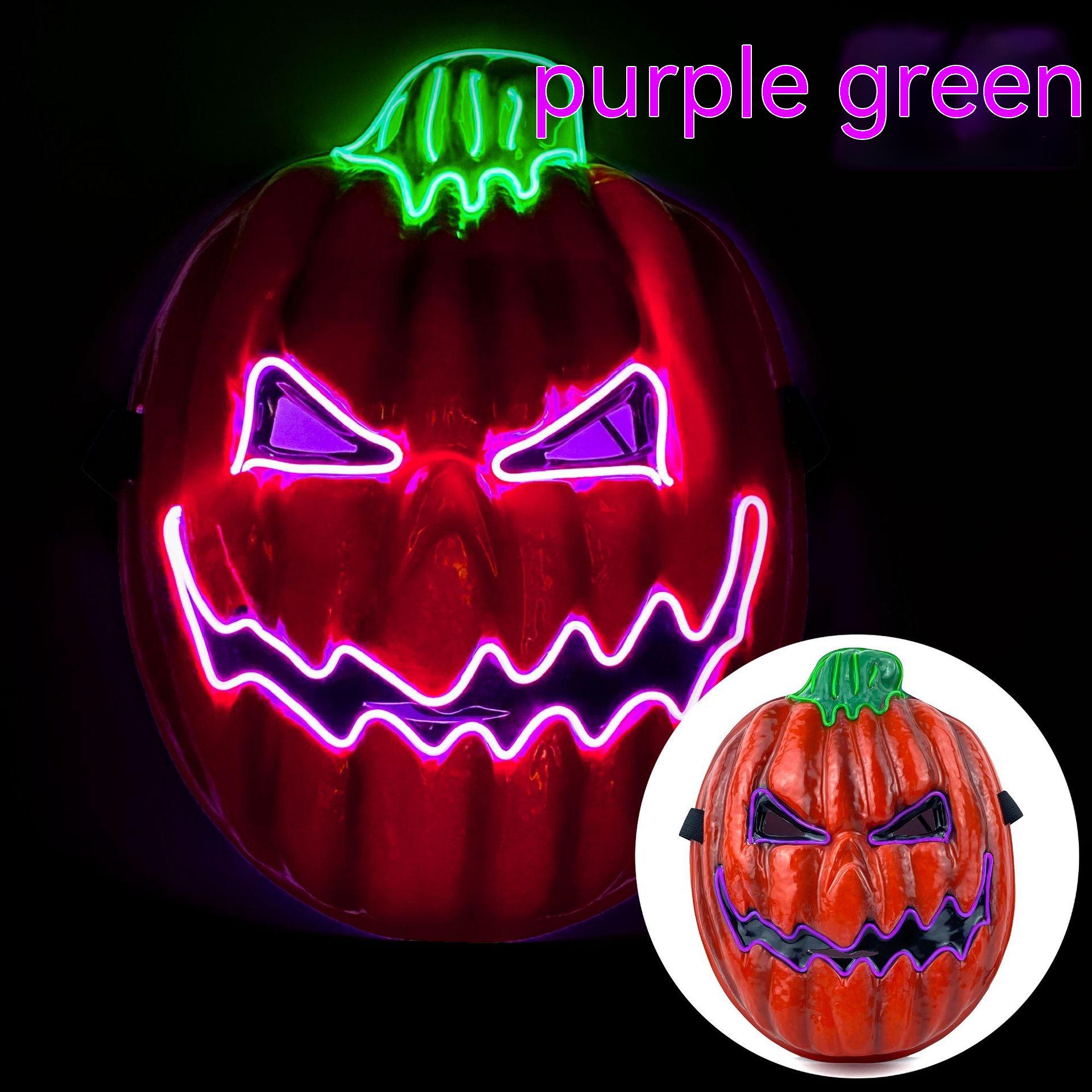 Halloween Party Ball Pumpkin Head Horror LED Luminous