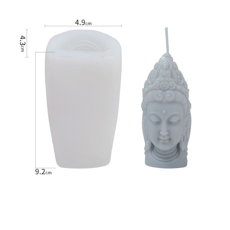European Buddha Scented Candle Silicone Mould, Geometric candle molds, Abstract candle molds, DIY candle making molds, Decognomes, Silicone candle molds, Candle Molds, Aromatherapy Candles, Scented Candle, 