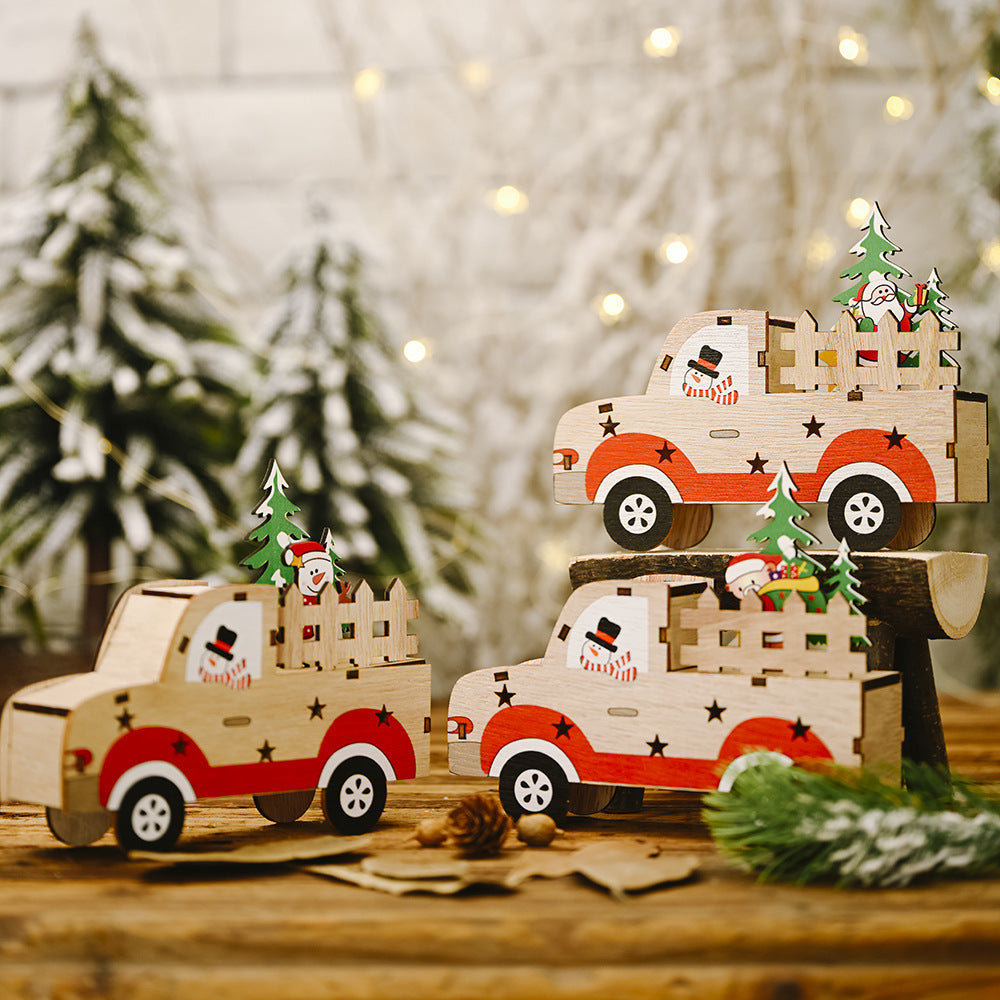 Santa Claus supplies creative car decoration