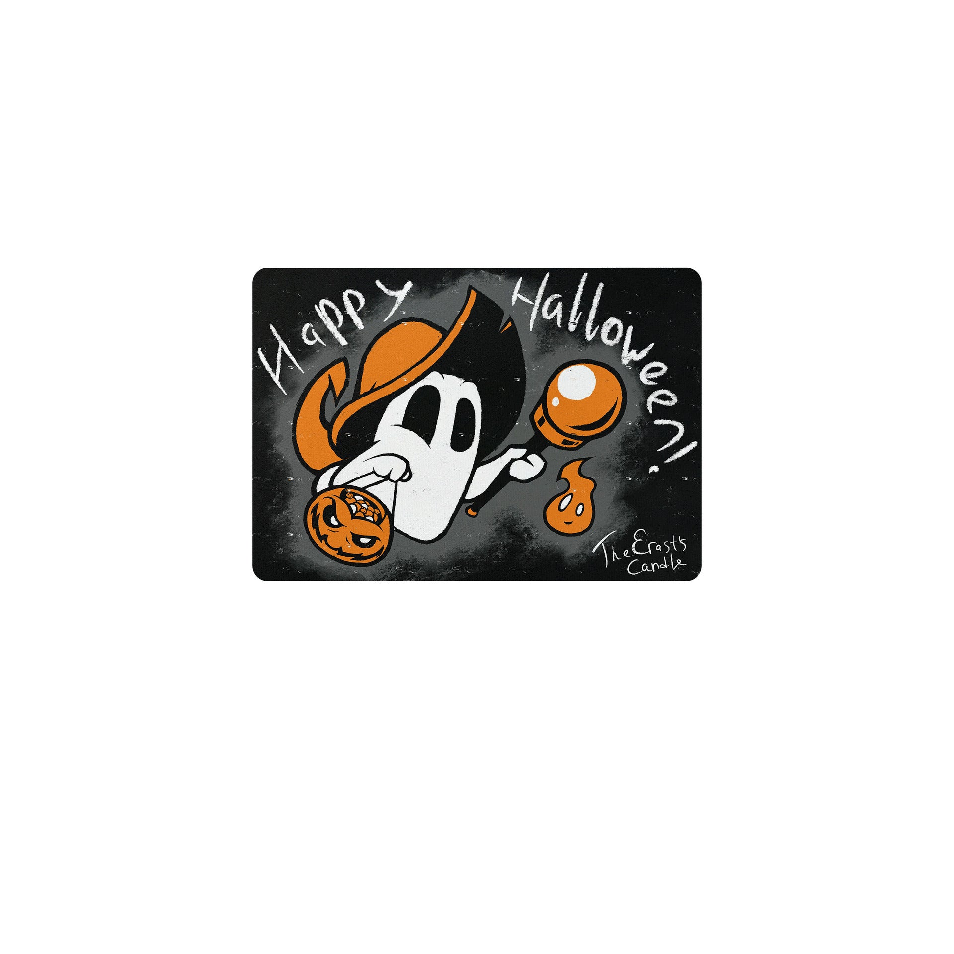 Halloween Q Version Ghost Kitchen Anti-slip Floor Mat