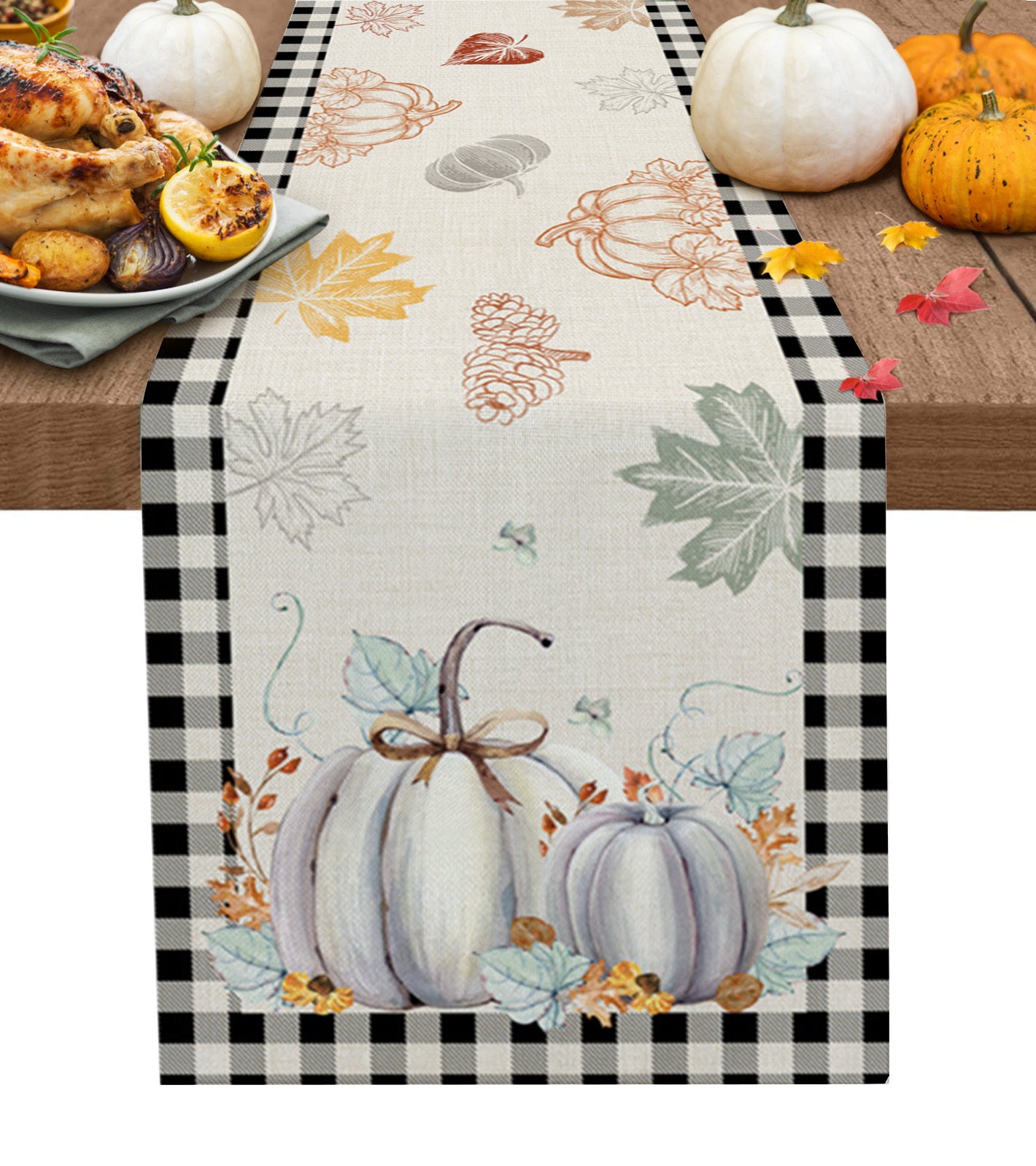 Home Fashion Waterproof Striped Printed Tablecloth