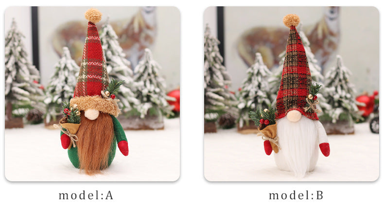 Nordic Christmas Doll Floor Doll Christmas Decorations Scene Decoration