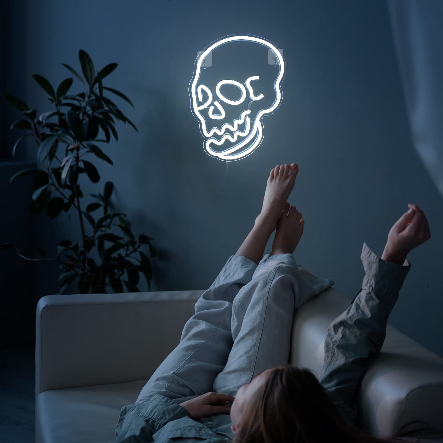 Halloween Decoration LED Neon Skull, Pumpkin lanterns, Jack o Lanterns, Halloween Lights, Halloween Decoration Ornaments, Halloween inflatables, carved pumpkins, Halloween wreaths, Halloween Candles.