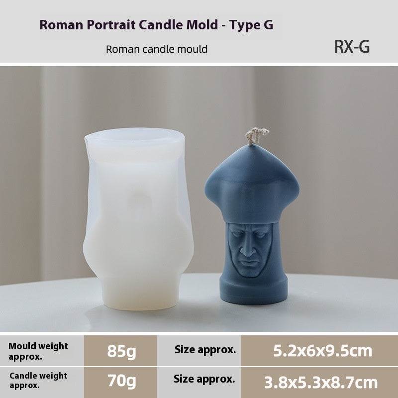 Roman Doll Candle Mould DIY Material