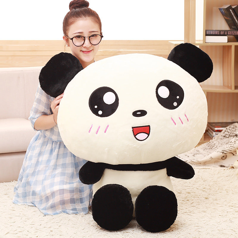 70cm Kawaii Big Head Panda Plush Toys Stuffed Soft Animal Pillow Cute Bear Gift for Children Kids Baby Girls Birthday Gift, stuffed animals, weighted stuffed animal, stuffed animal​, highland cow stuffed animal, Plush Toys, Soft Toys, Teddy Bear, plush​, plushies, Decognomes, Plush doll