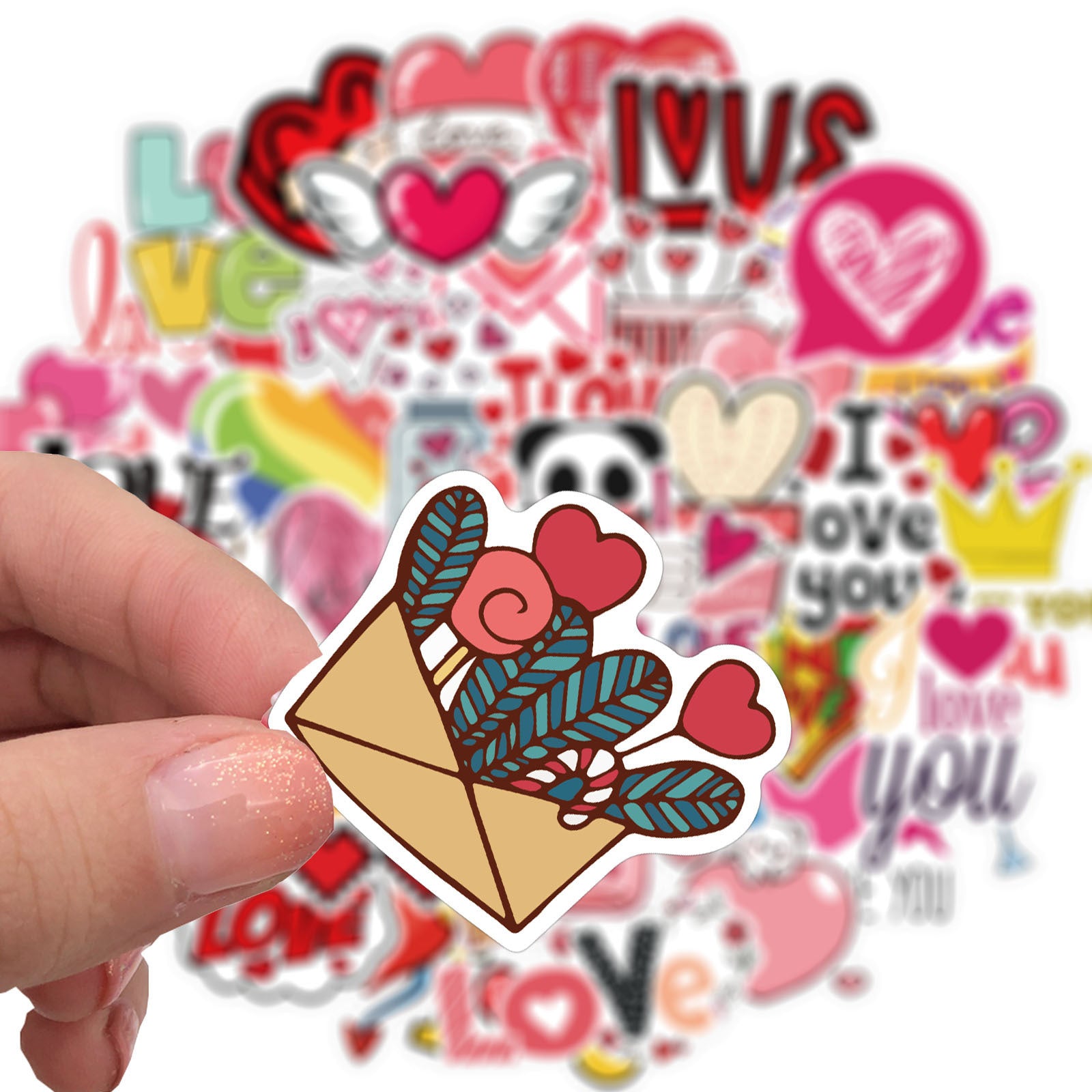 50 Valentine's Day Stickers Heart Suitcase, valentines day, shop valentine's day deals, valentines, valentine's day gifts, valentine day, valentines day gifts, valentines day decor, Decognomes,  valentine decoration, valentines day decoratio, valentine decor, valentines decor, valentines decorations
