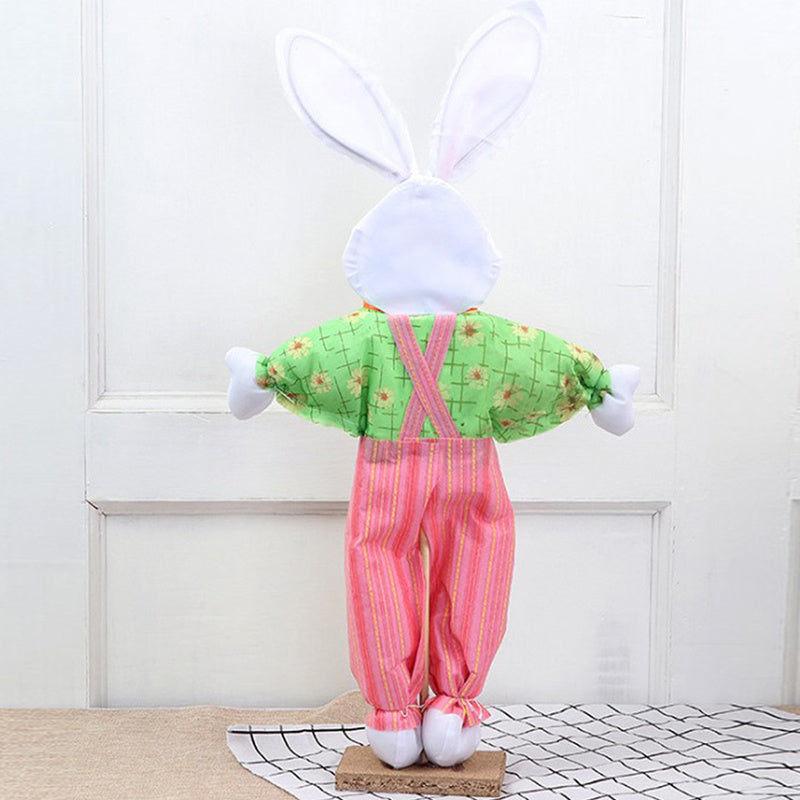 Rabbit Scarecrow Toy, easter decorations, Easter Decor, easter table decor, outdoor easter decorations, shop easter, Decognomes, Spring Decorations