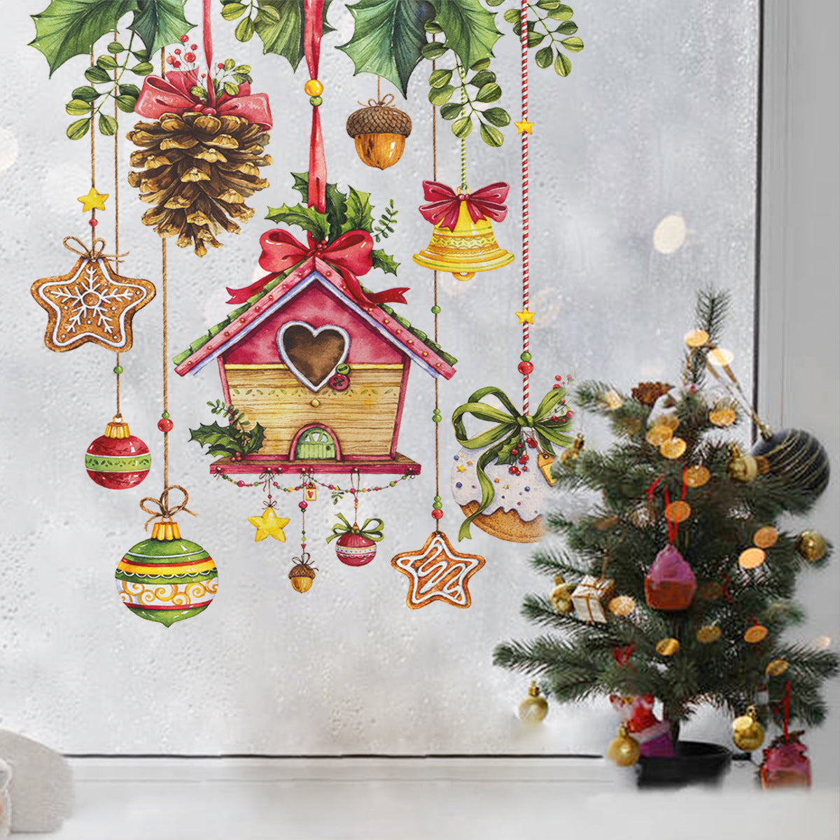 Creative Christmas Decoration Removable Wall Stickers