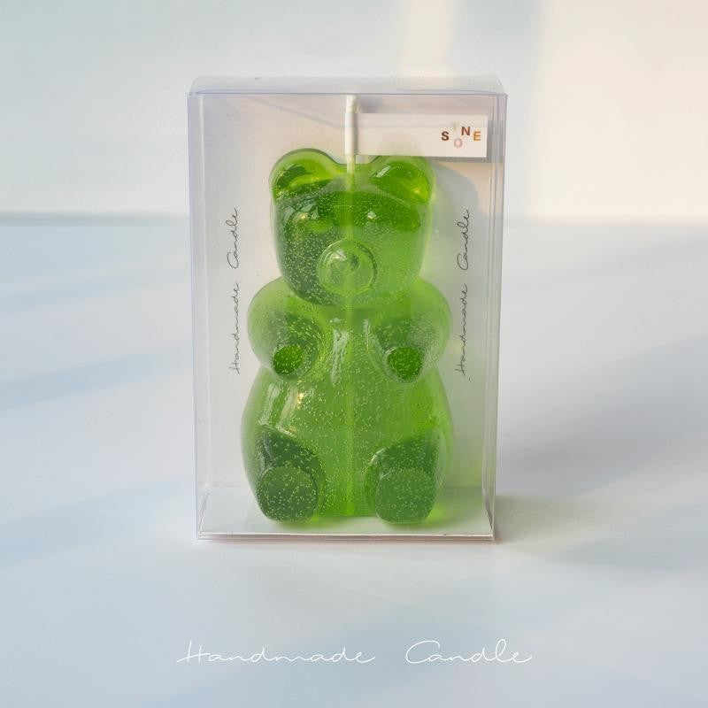 Q Play Gummy Bear Shape Handmade Aromatherapy Candle, Geometric candle molds, Abstract candle molds, DIY candle making molds, Decognomes, Silicone candle molds, Candle Molds, Aromatherapy Candles, Scented Candle,