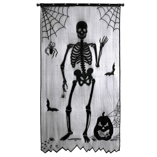 Halloween pattern curtain, Halloween decorations items, Halloween masks, Halloween props, Halloween animatronics, Halloween inflatables, Halloween lights, Halloween fog machines, Halloween spider webs, Halloween lanterns, Halloween banners, Halloween streamers, Halloween tableware, Halloween centerpieces, Halloween party favors, Halloween yard stakes, Halloween tombstones, Halloween candles, Halloween wreaths, Halloween garlands
