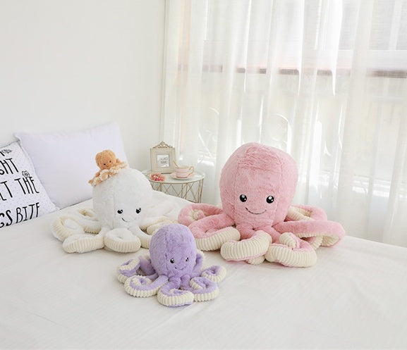 Baby Octopus Plush Toy Stuffed Animals, stuffed animals, weighted stuffed animal, stuffed animal​, highland cow stuffed animal, Plush Toys, Soft Toys, Teddy Bear, plush​, plushies, Decognomes, Plush doll