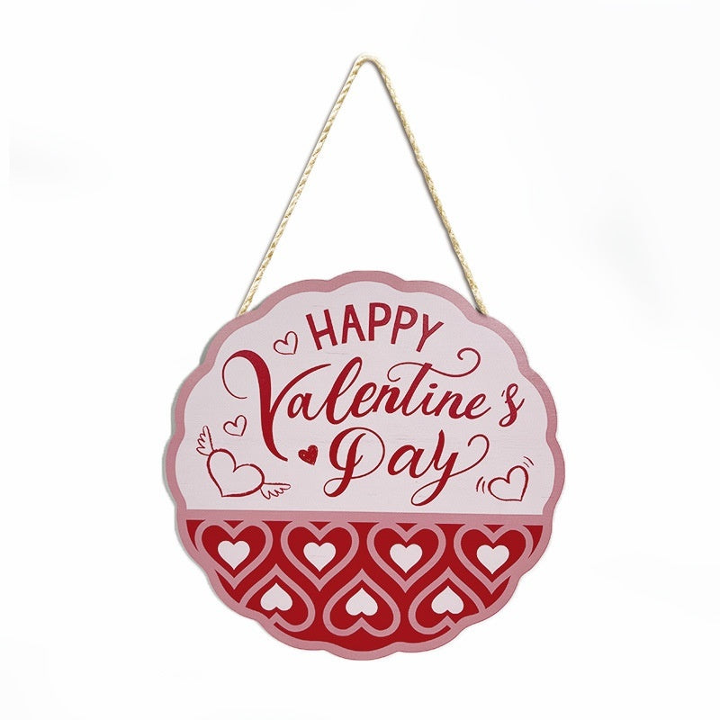 Valentine's Day Round Door Hanging, valentines day, shop valentine's day deals, valentines, valentine's day gifts, valentine day, valentines day gifts, valentines day decor, Decognomes,  valentine decoration, valentines day decoratio, valentine decor, valentines decor, valentines decorations
