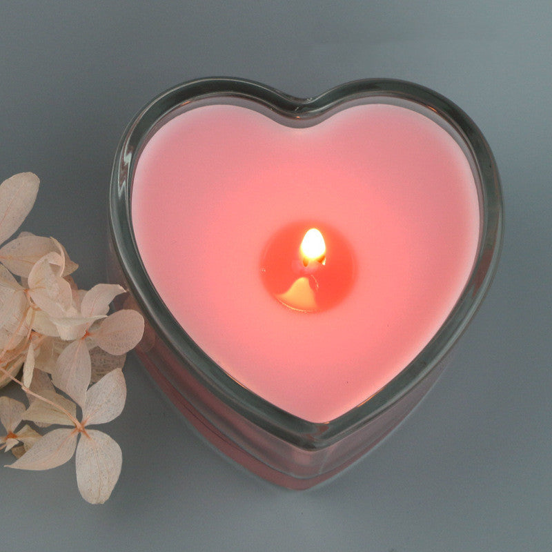 Simple Large Heart-shaped Love Romantic Aromatherapy Candle