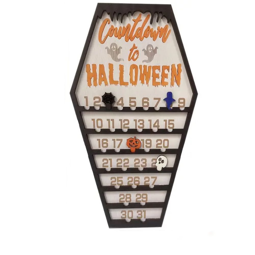 Halloween Countdown Calendar Ornaments Decoration