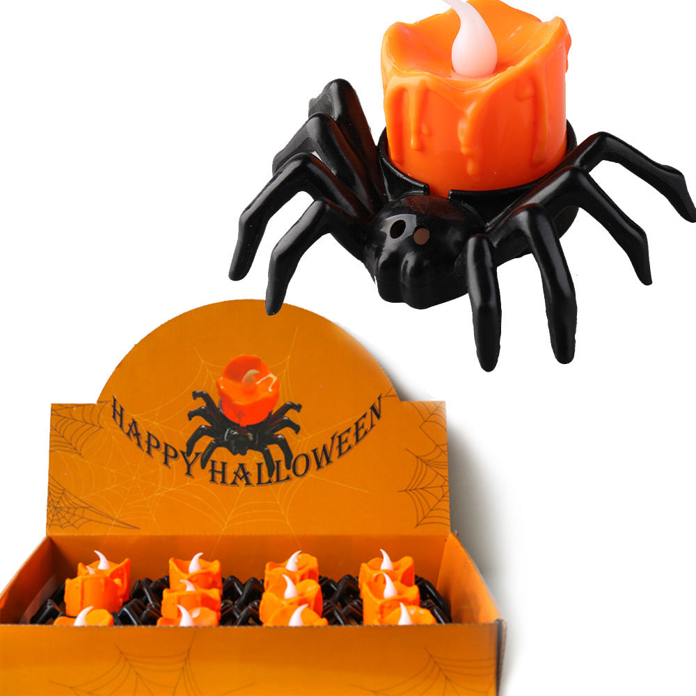 Halloween Spider Candlestick Ornaments