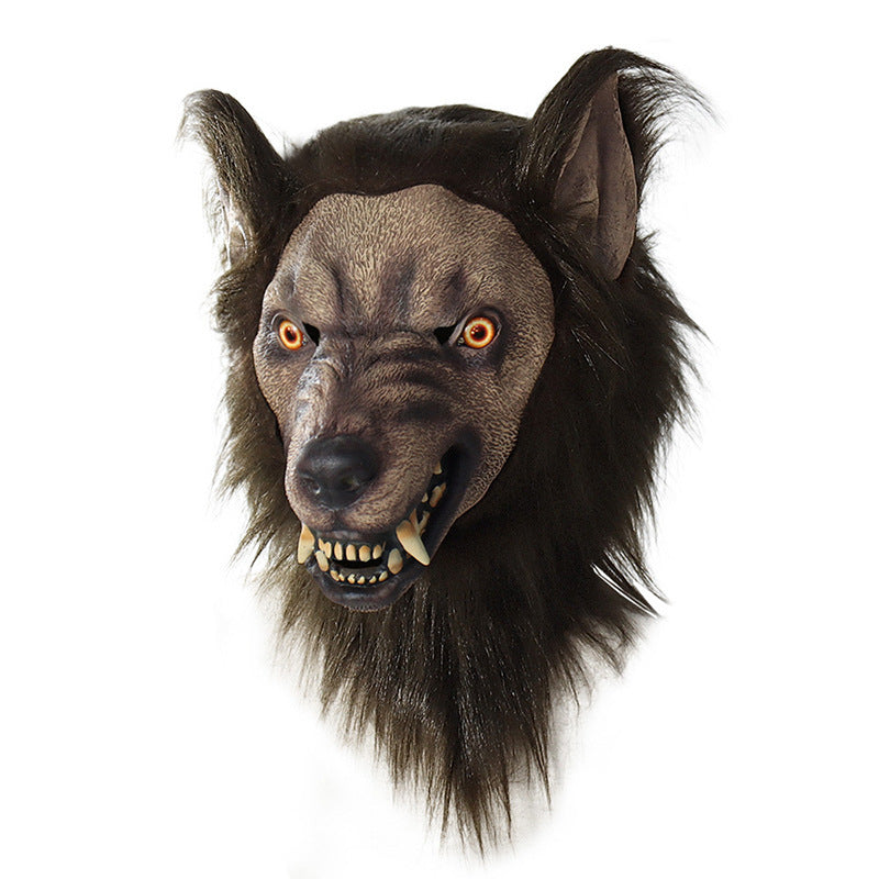 Halloween Masks Werewolf Simulation Animal Rotate Headwear