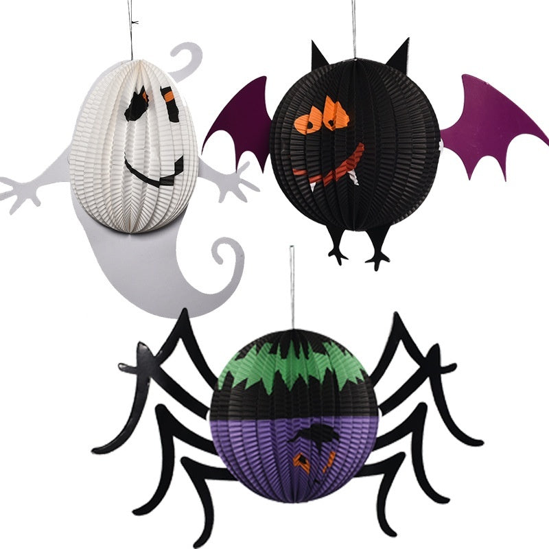 Halloween Decorative Pendant Three-dimensional Paper Props